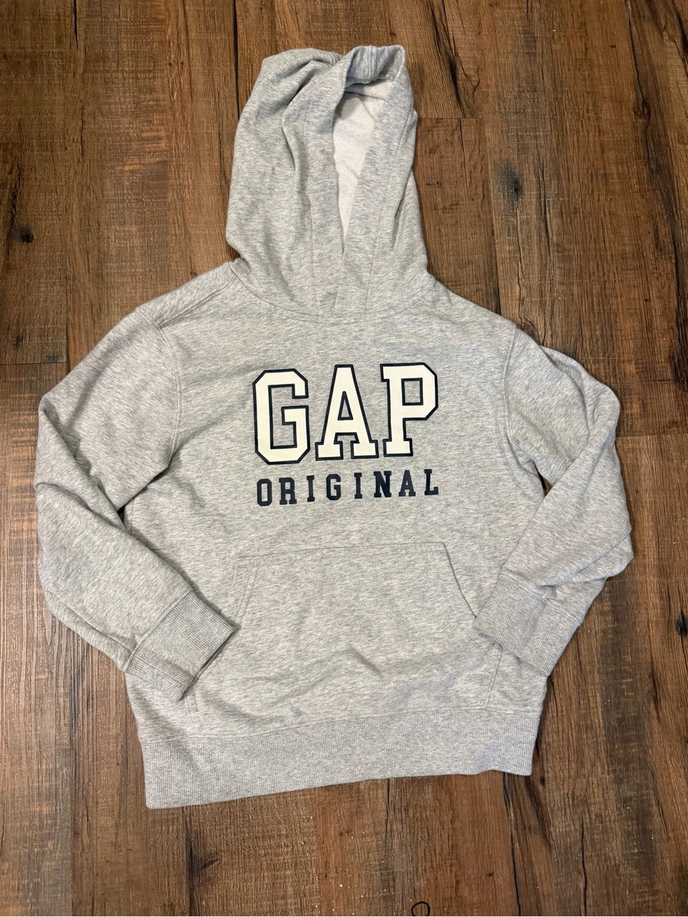 GAP Light Gray Hooded Sweatshirt with Logo
